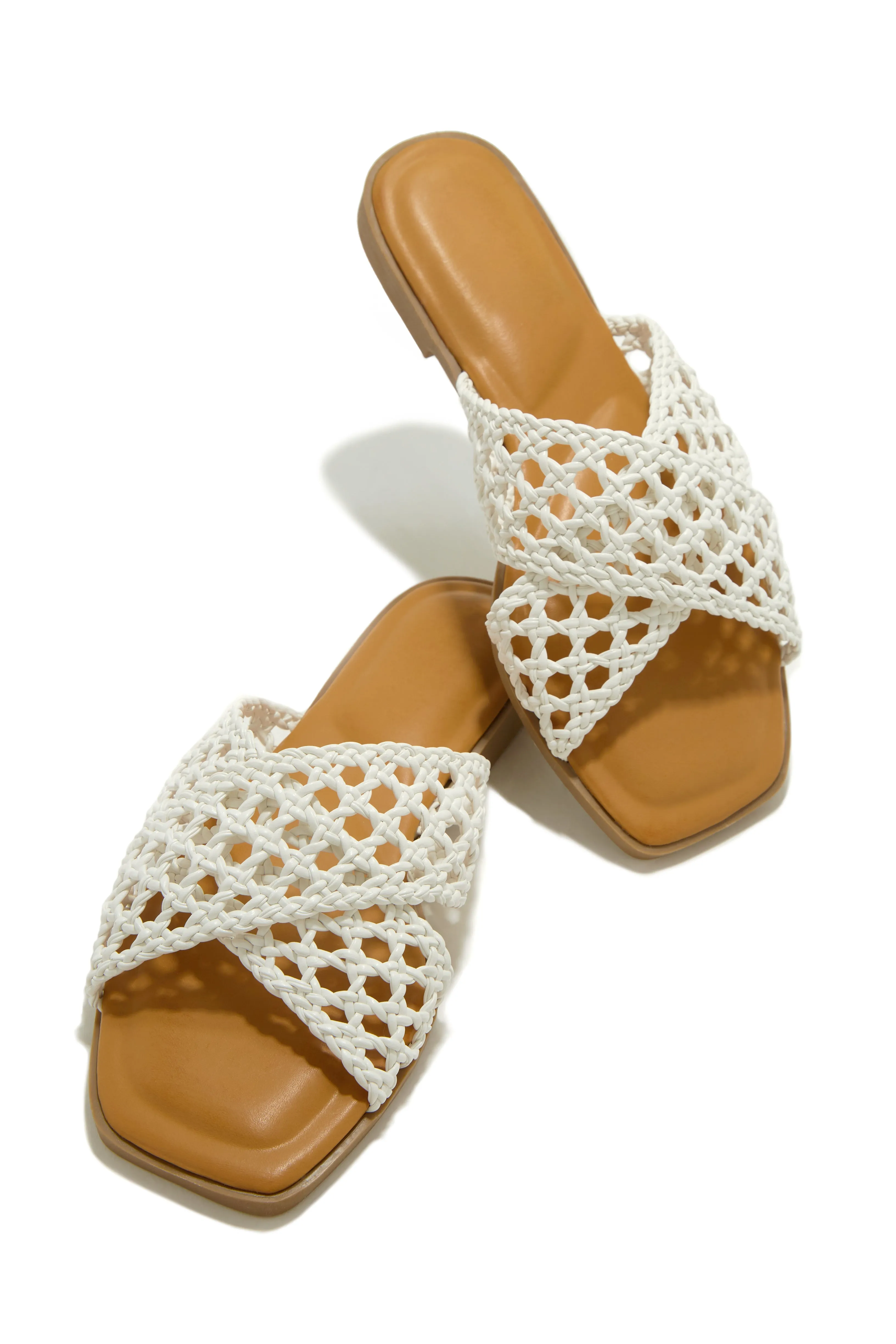 Beachside Slip On Sandals - Tan