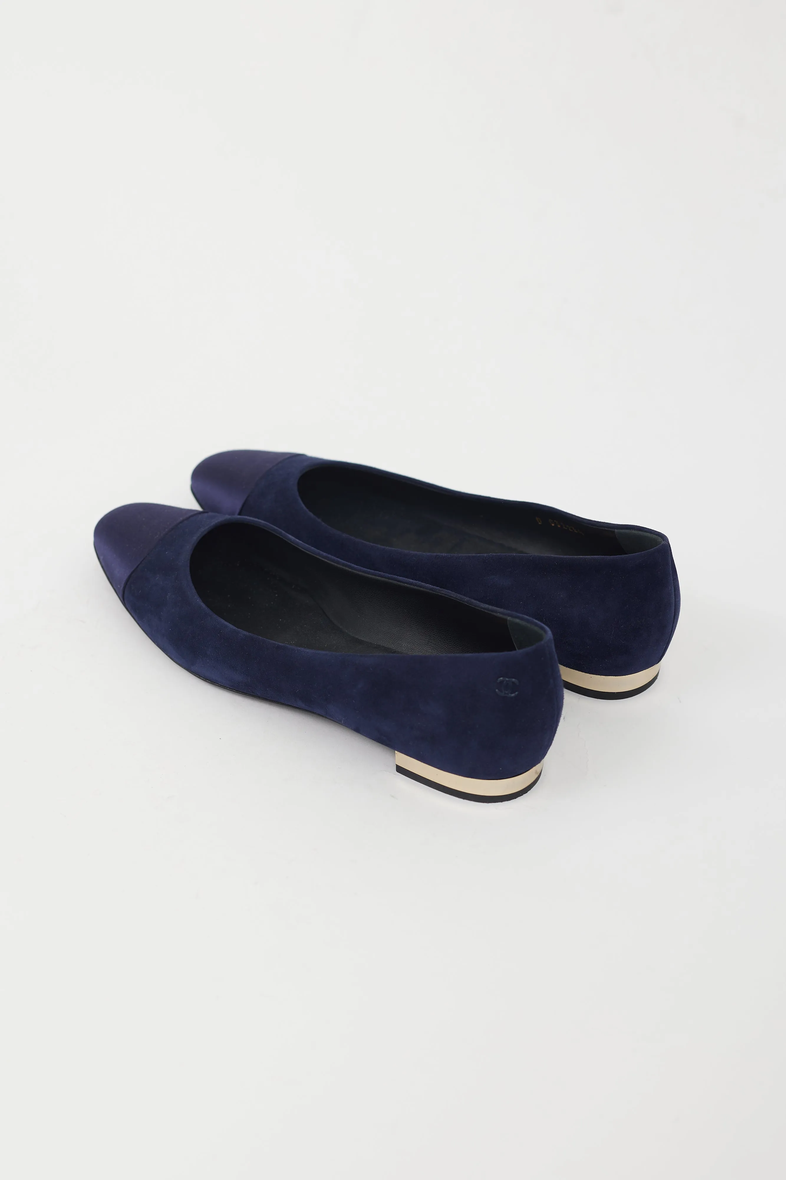 Blue Velvet & Silk Flat