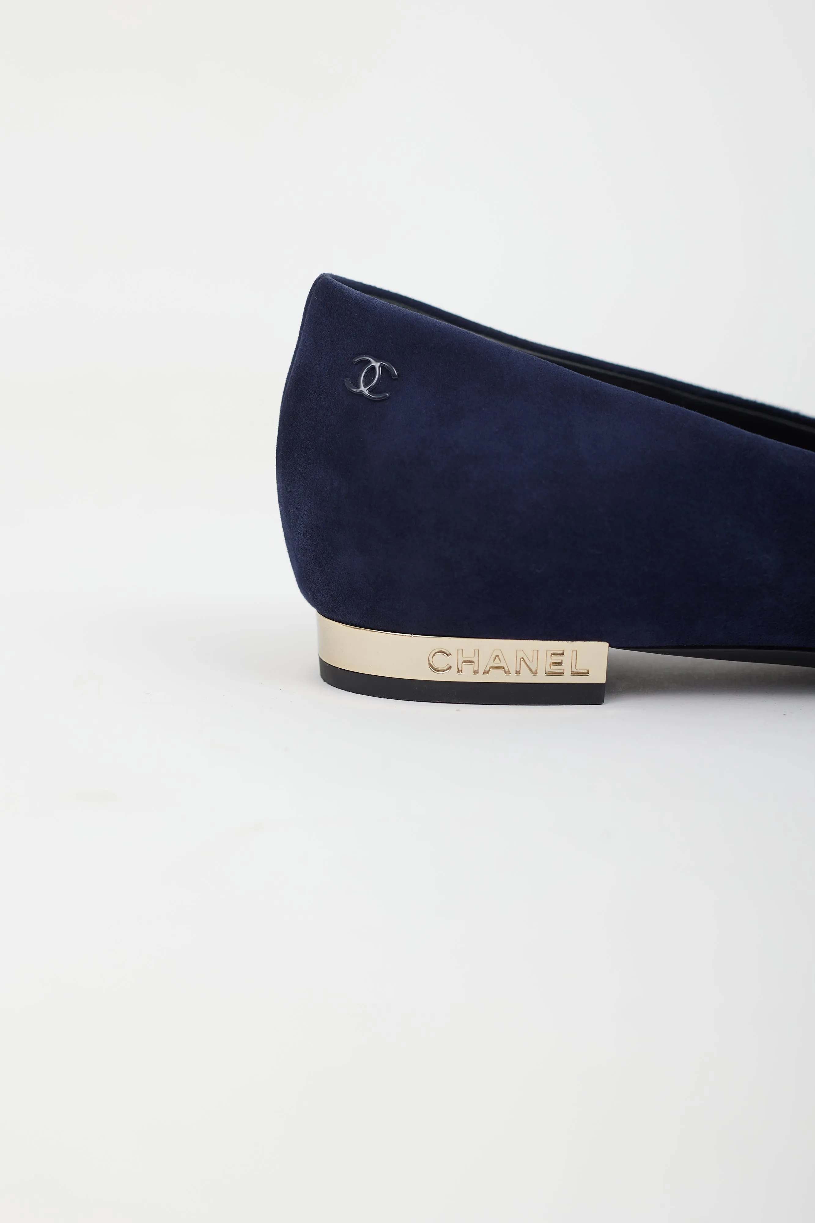 Blue Velvet & Silk Flat