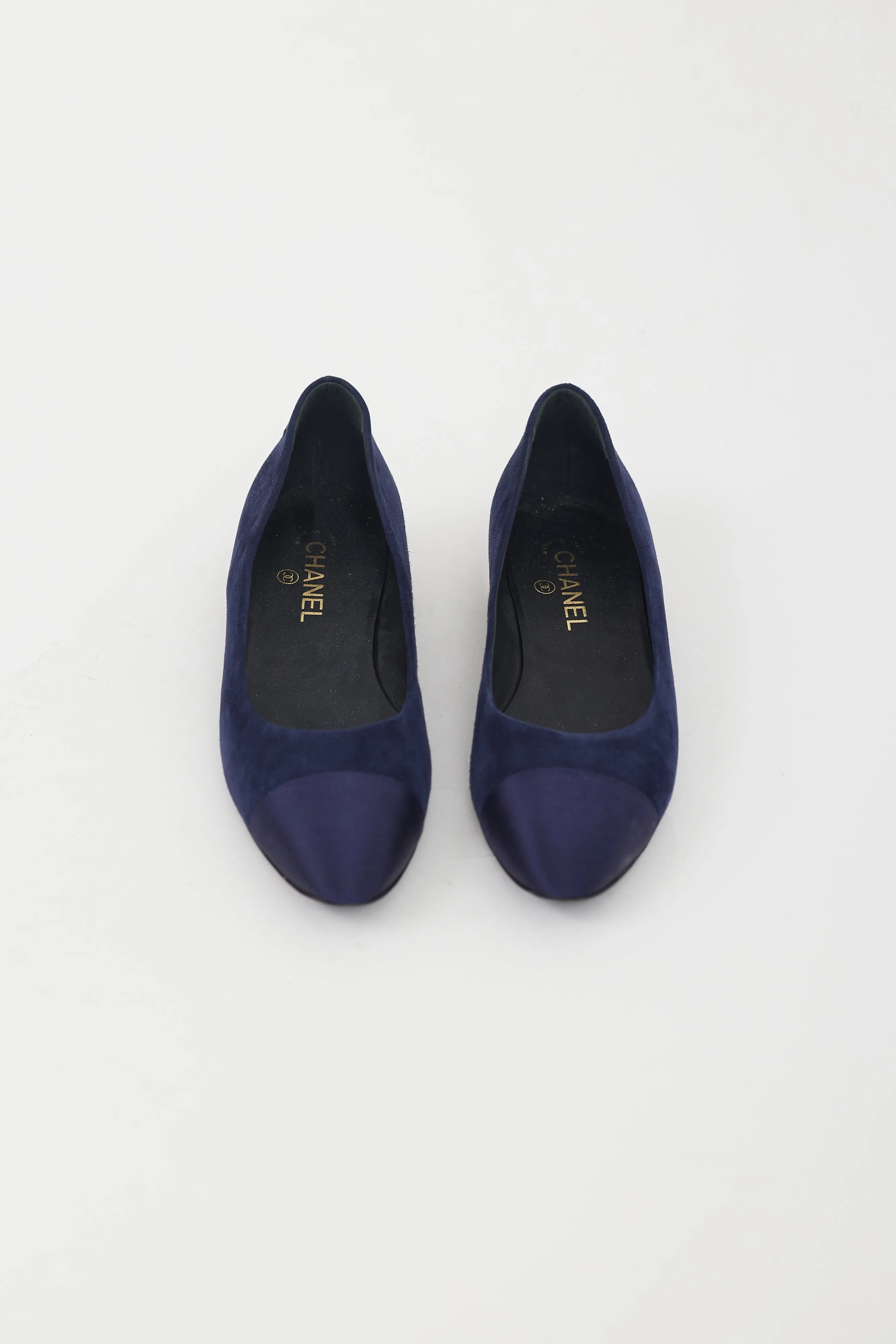 Blue Velvet & Silk Flat