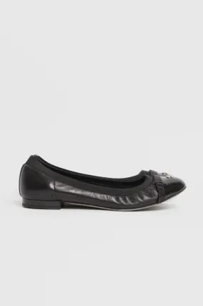 CAP TOE BALLET FLATS