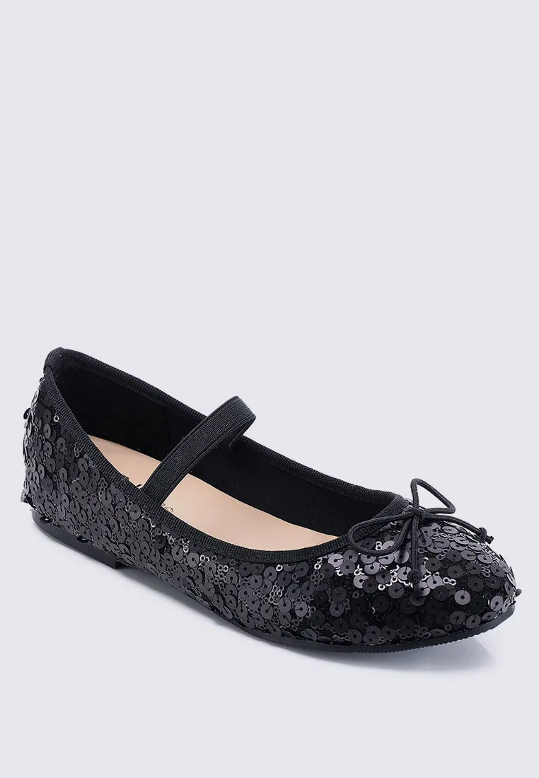 Emerson Comfy Ballerina In Black