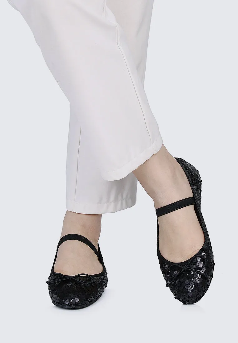 Emerson Comfy Ballerina In Black