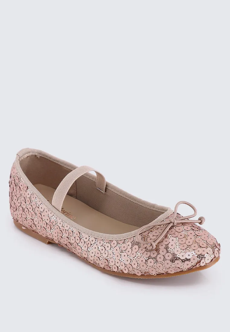 Emerson Comfy Ballerina In Champagne