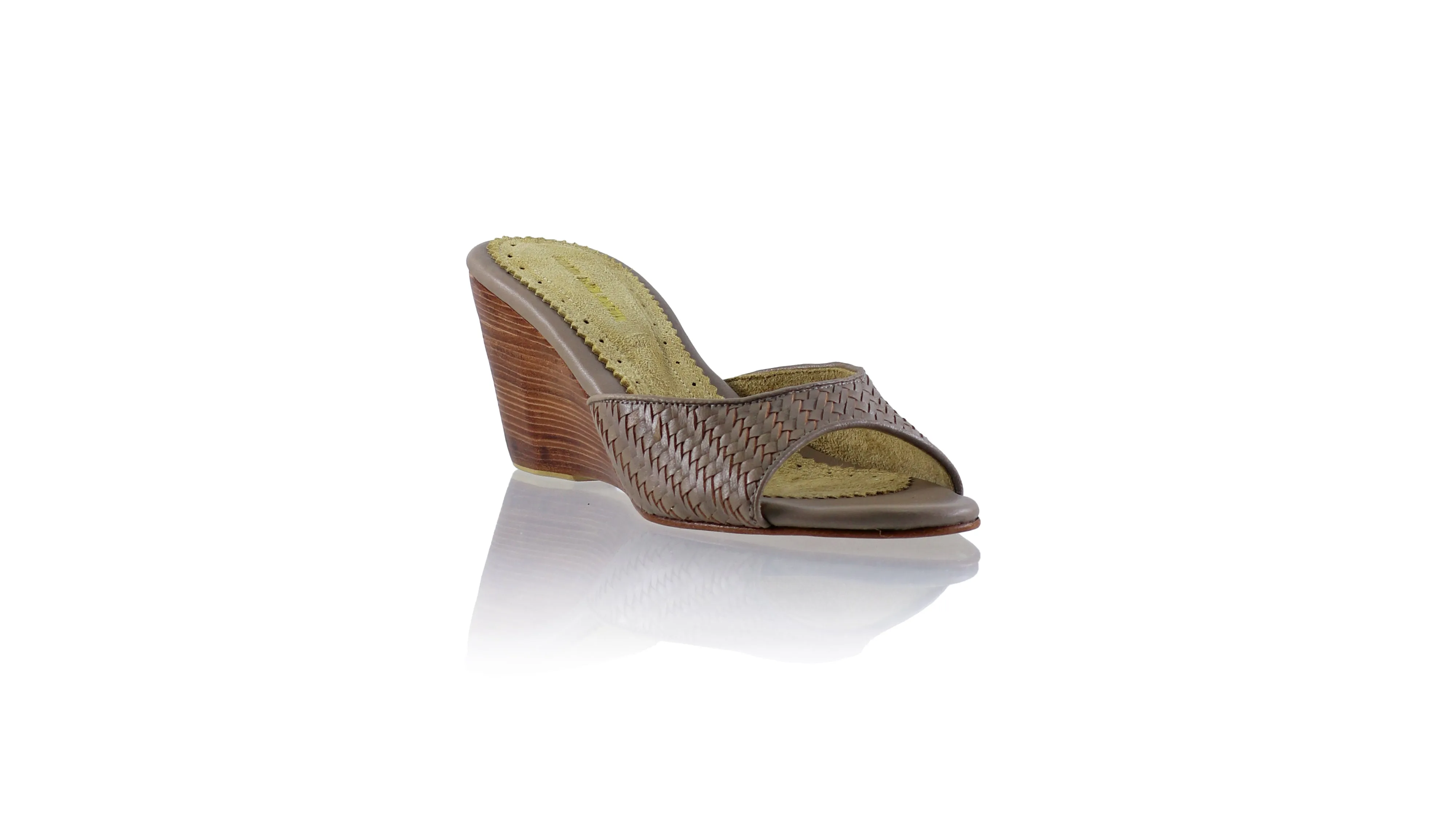 Gita Woven 80mm Wedges - Mauve