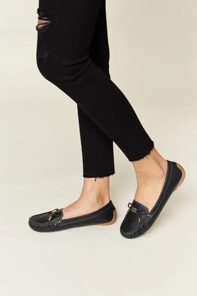 Hazel Blues® |  Forever Link Slip On Bow Flats Loafers