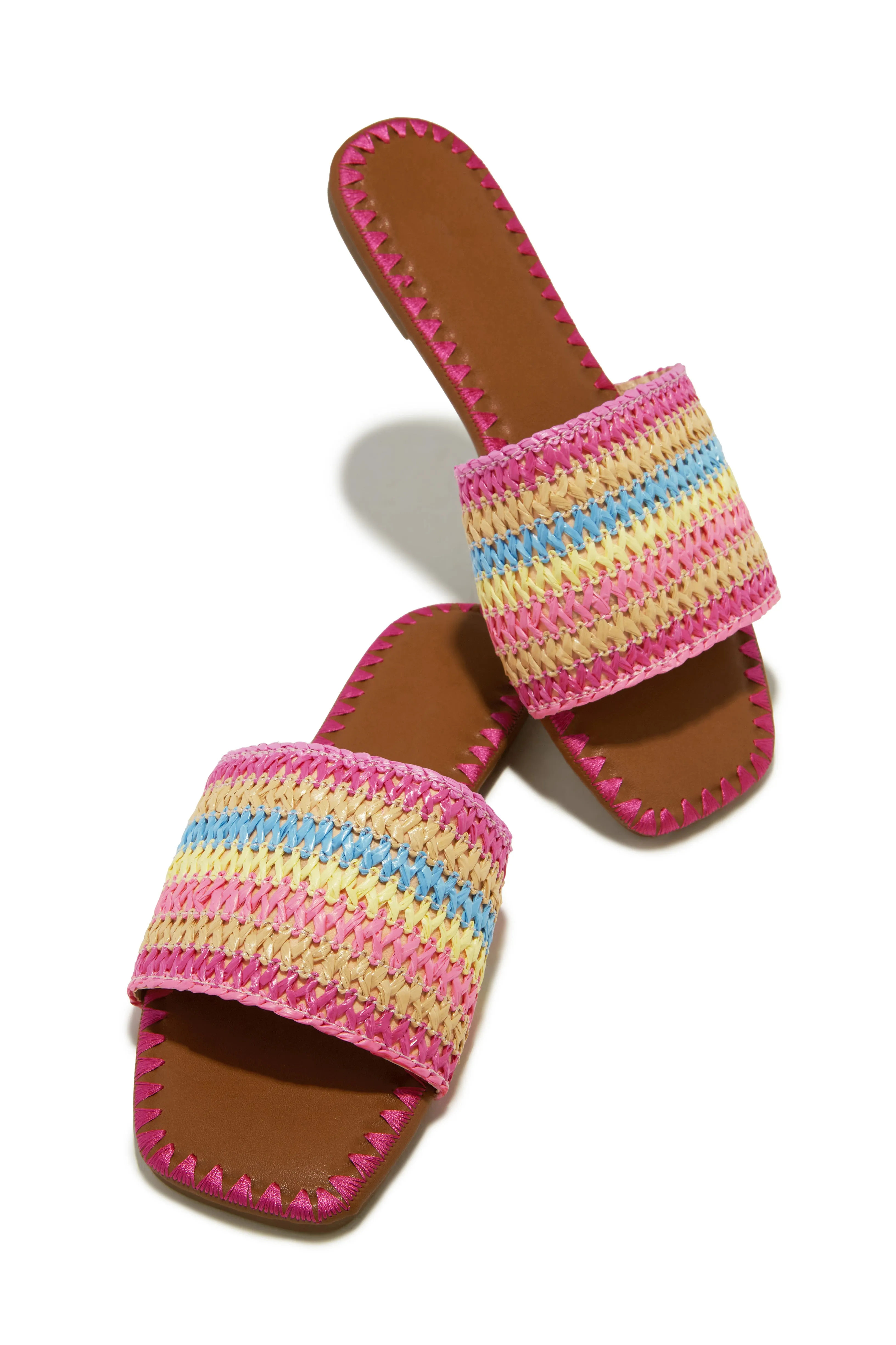 Jaylen Slip On Sandals - Pink