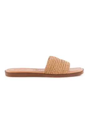 Palms Perfection Woven Sandal // Tan