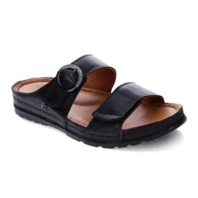 Revere Women's Palma Sandal - Black 34PLMABLKW