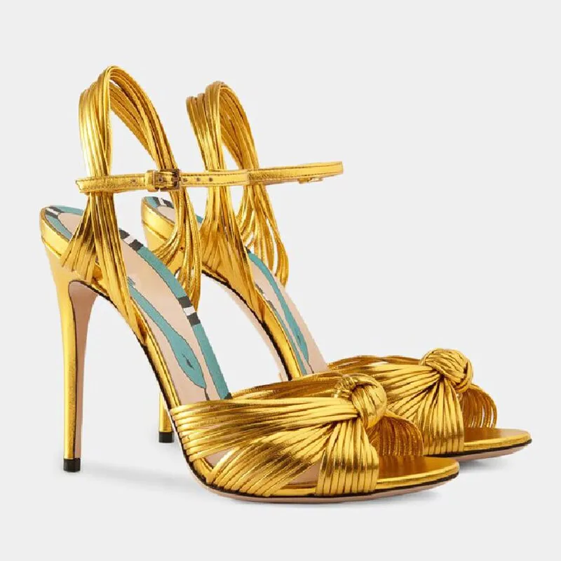 Ribbon Stiletto Sandals