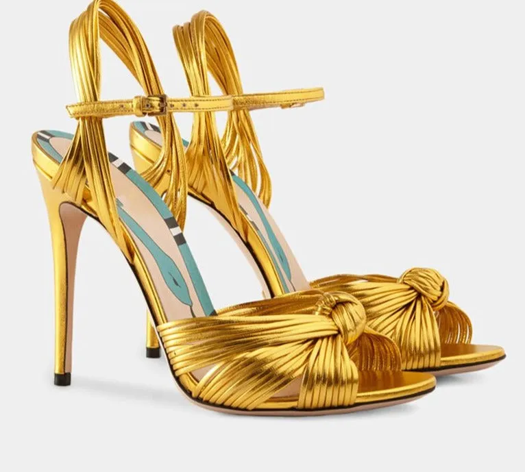 Ribbon Stiletto Sandals