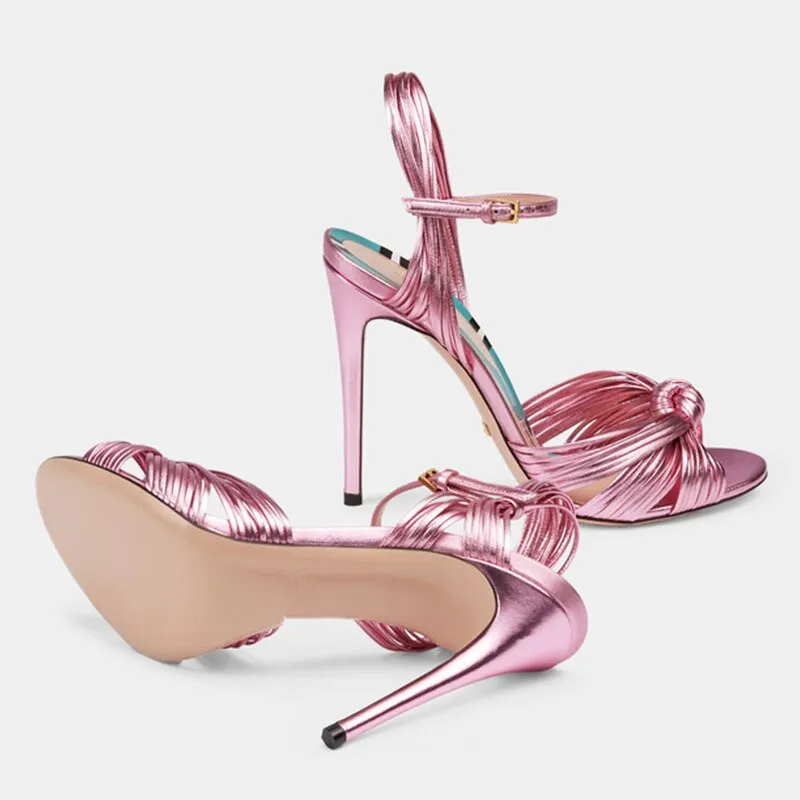 Ribbon Stiletto Sandals