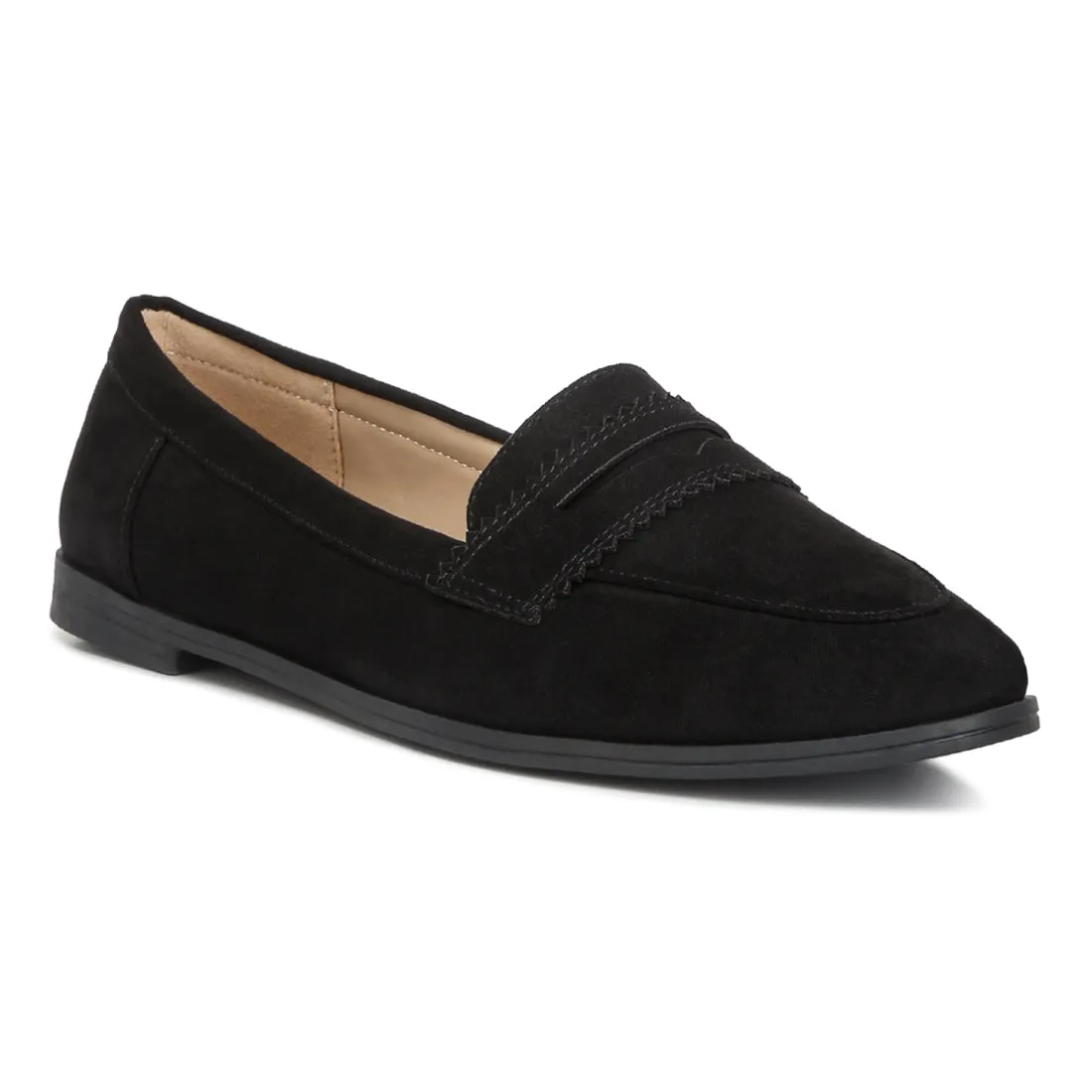 Seude Flat Loafers