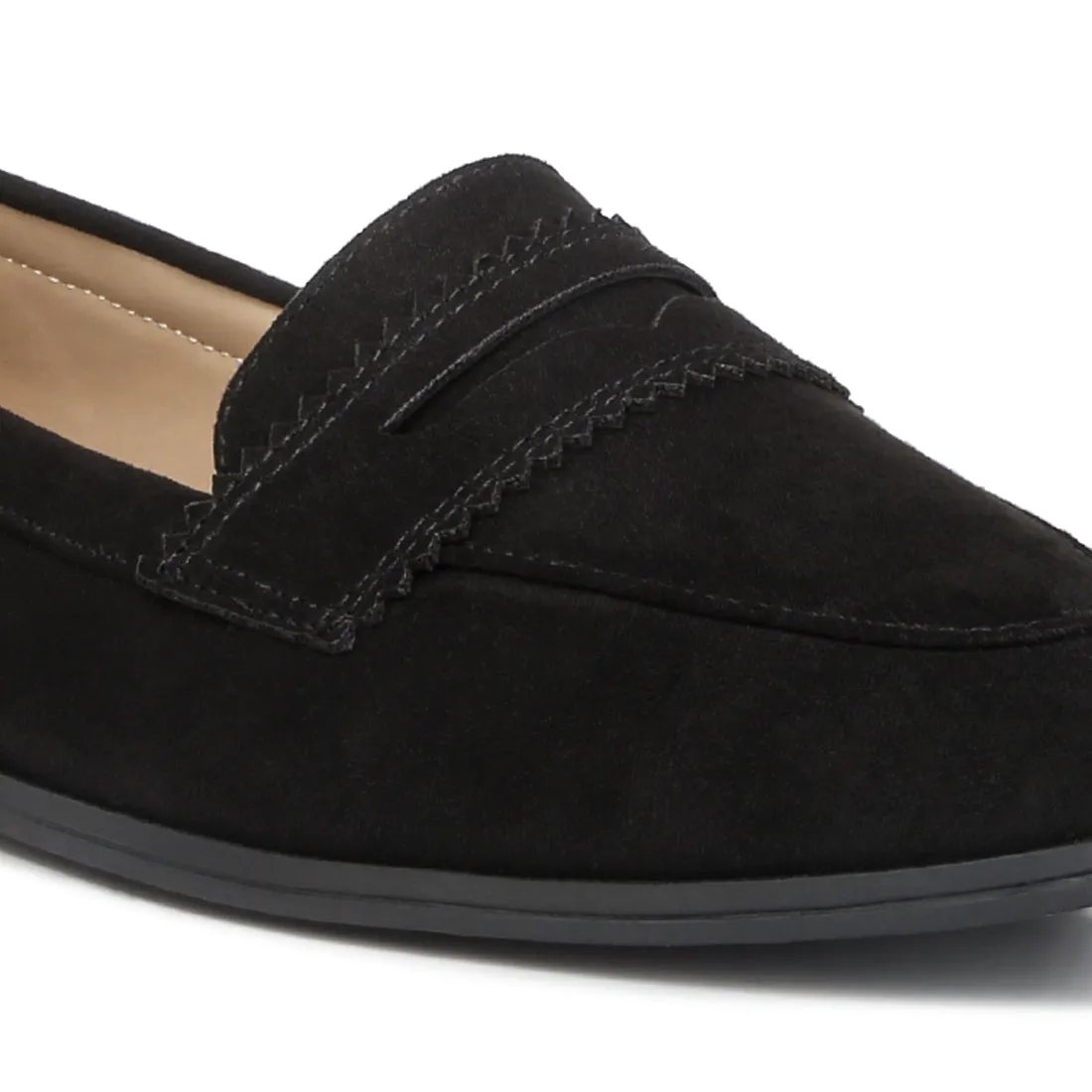 Seude Flat Loafers