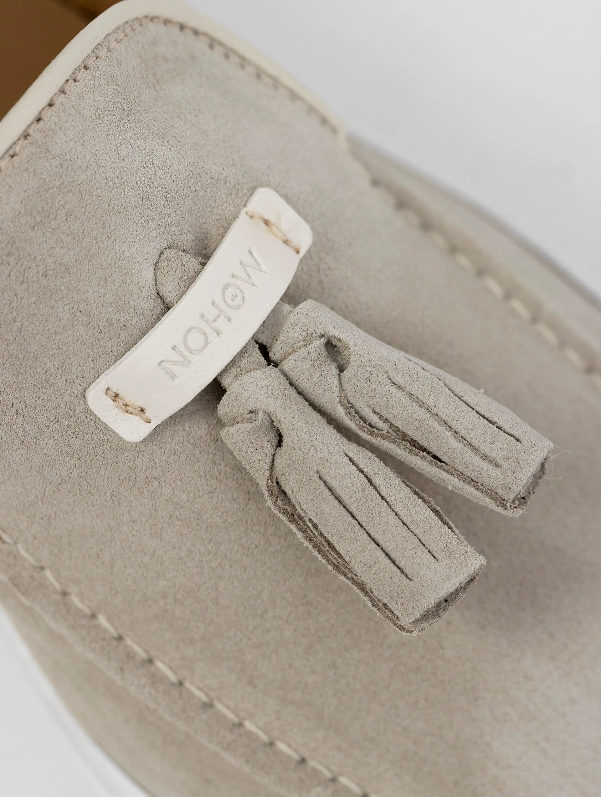 SLIP-ON CRUST LEATHER IN SAND