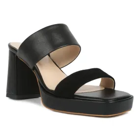 Slip On Platform Sandals