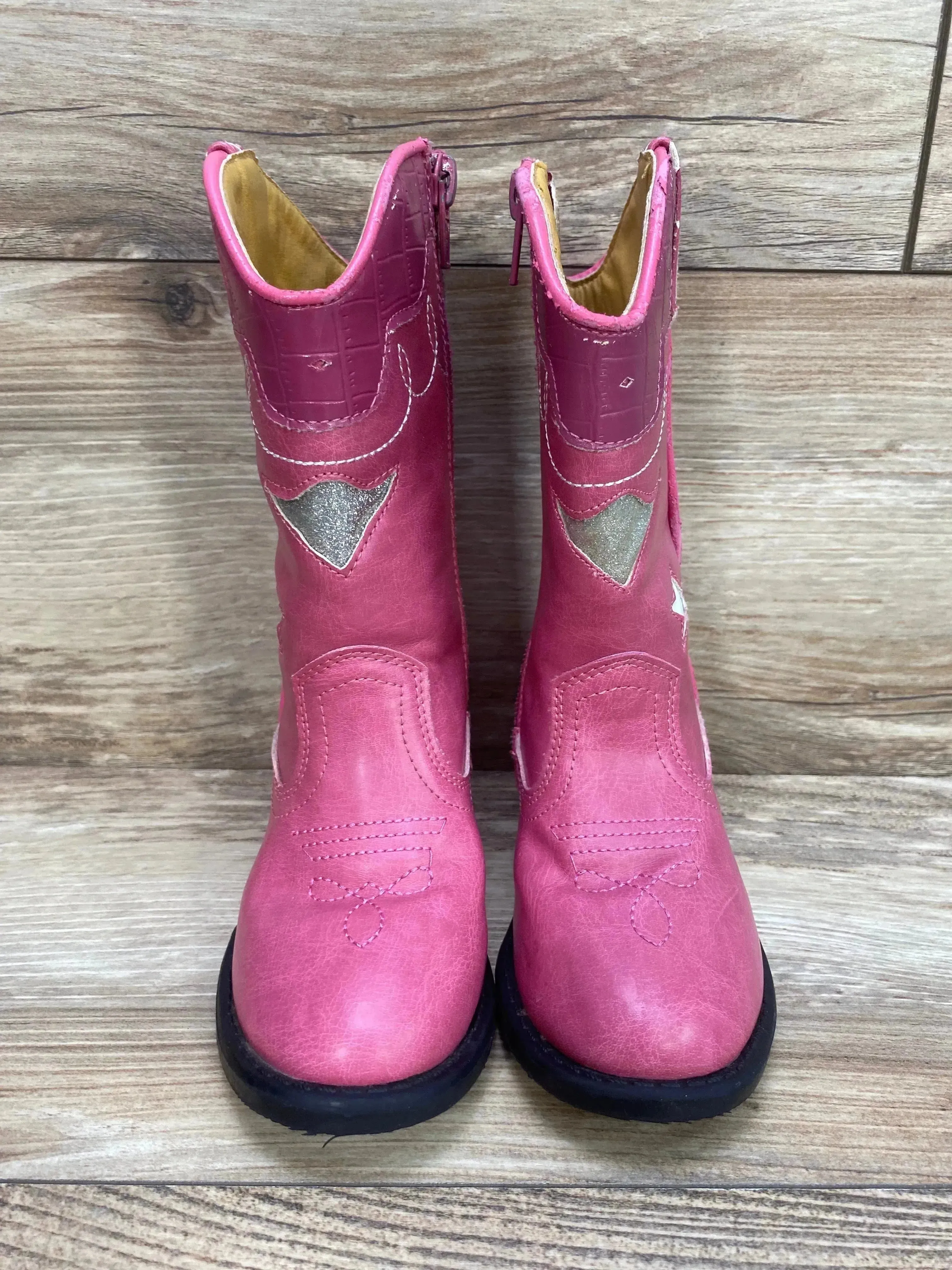 Smoky Mountain Kids Austin Lights Boots Pink Sz 8c