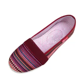 Stripe Loafers Shoes